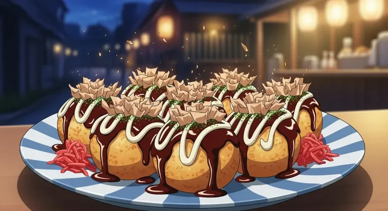 High-resolution anime food 4K background image for desktop monitors and laptops