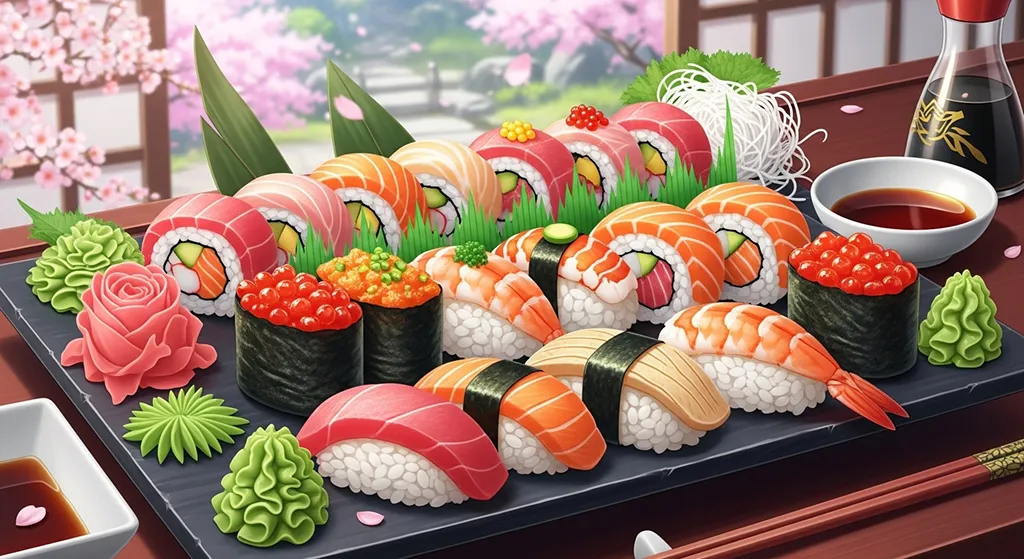 Aesthetic anime food 4K wallpaper for computer screen backgrounds