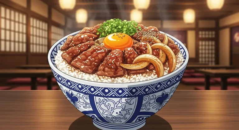 Anime food detailed 4K desktop wallpaper, high-resolution background image