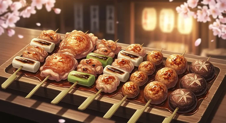 Japanese anime food wallpaper in 4K for desktop PC and widescreen laptops