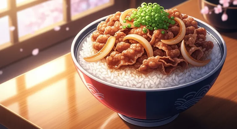 Stylish anime food desktop wallpaper, 4K ultra HD for laptop display