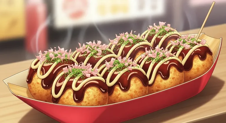 High-resolution anime food 4K background image for desktop monitors and laptops