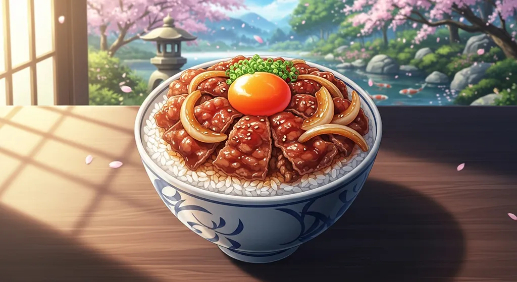 Anime food in 4K resolution wallpaper, optimized for desktop PC and notebook