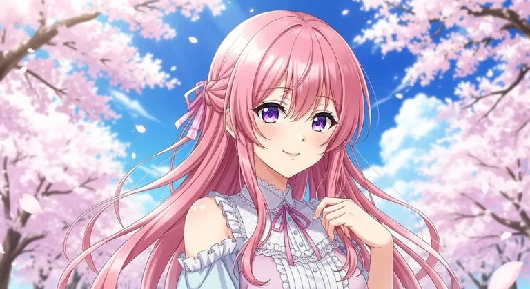 Japanese animation girl 4K wallpaper, suitable for desktop PC and laptops