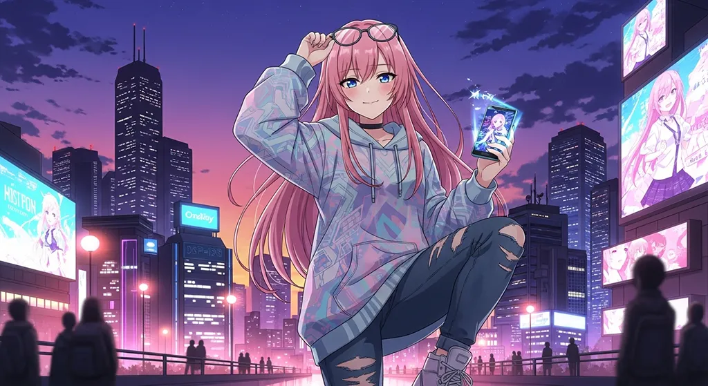 Japanese anime-inspired girl wallpaper in 4K for PC and laptop monitors