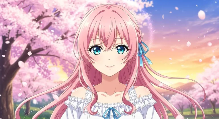 Anime girl HD 4K wallpaper for laptop background and desktop display