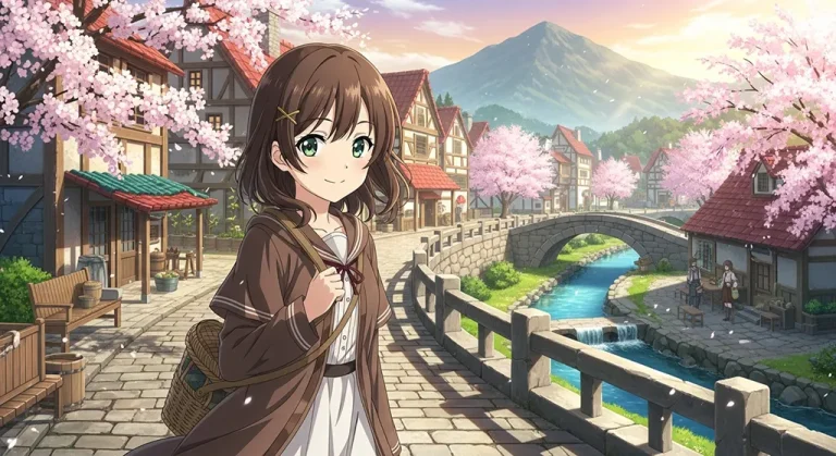 Ultra HD anime girl 4K wallpaper for desktop computers and gaming laptops