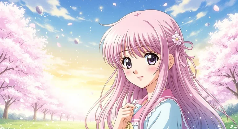 Anime girl character 4K desktop wallpaper, perfect for PC and laptop use