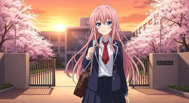 Anime girl HD 4K wallpaper for laptop background and desktop display