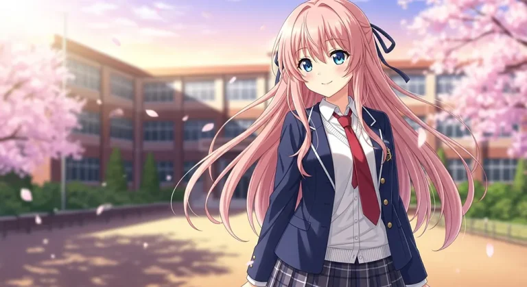 Anime girl 4K wallpaper for desktop PC and laptop, Japanese character background