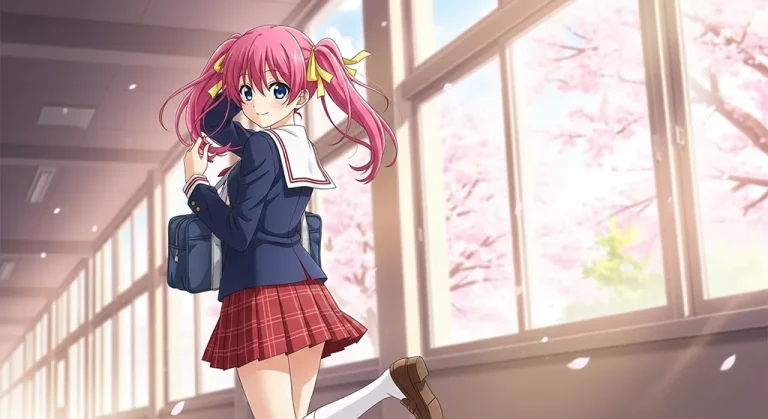 High-quality anime girl 4K wallpaper image for desktop monitor backgrounds