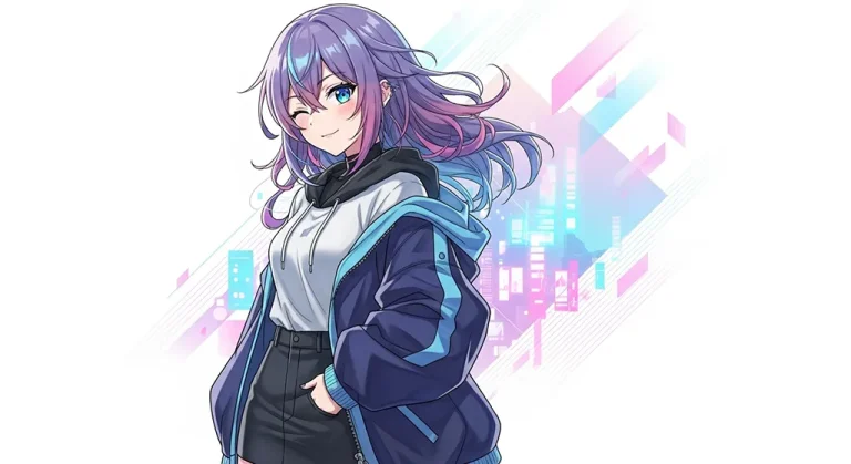 Anime girl 4K wallpaper for computer monitor and laptop background display
