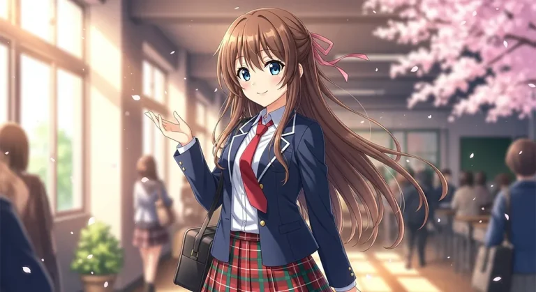 Japanese anime girl ultra HD wallpaper for desktop and notebook screens