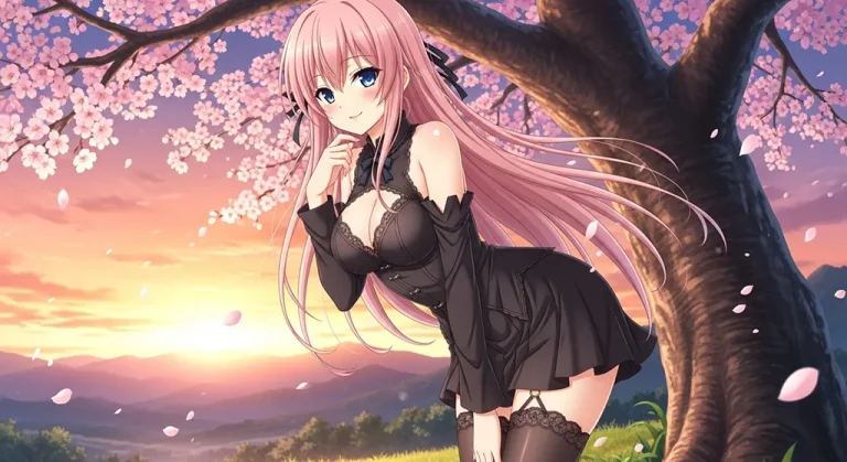 Japanese anime-inspired girl wallpaper in 4K for PC and laptop monitors