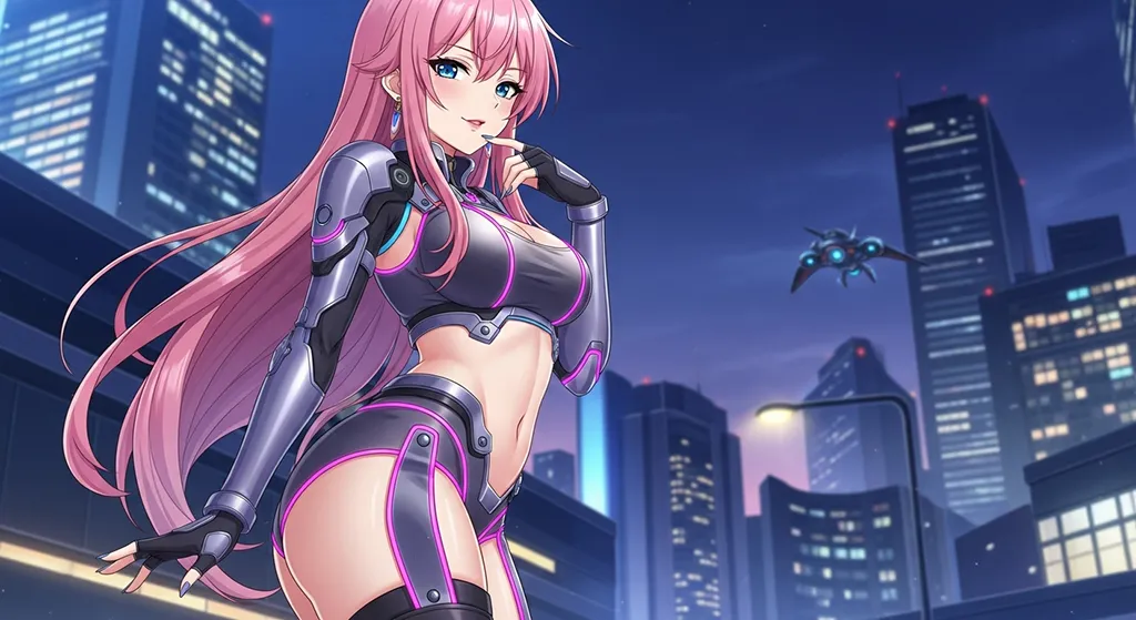 Ultra HD anime girl 4K wallpaper design for desktop monitors and laptops