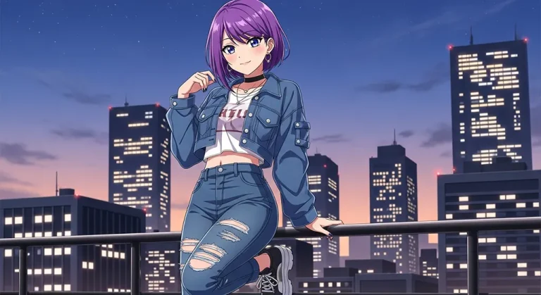 Ultra HD anime girl 4K wallpaper design for desktop monitors and laptops