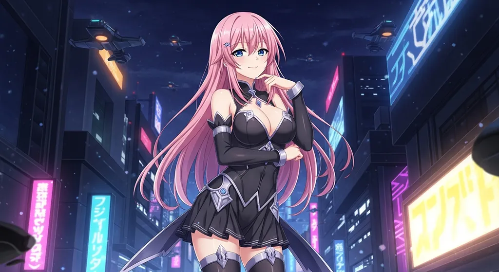 Cool Japanese anime girl HD wallpaper in 4K for laptop and desktop screens