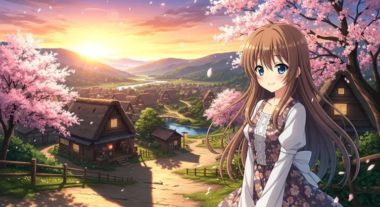 High-quality anime girl ultra HD wallpaper in 4K resolution for computers