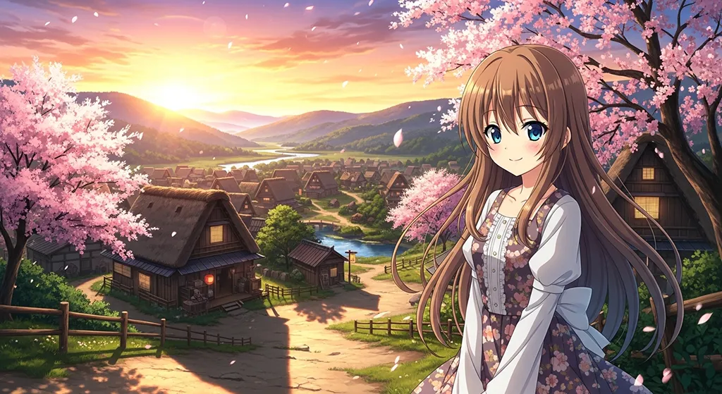 High-quality anime girl ultra HD wallpaper in 4K resolution for computers