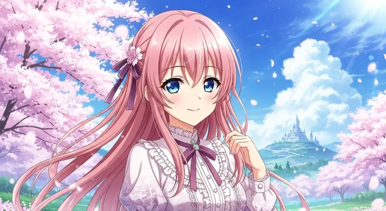 High-quality anime girl ultra HD wallpaper in 4K resolution for computers
