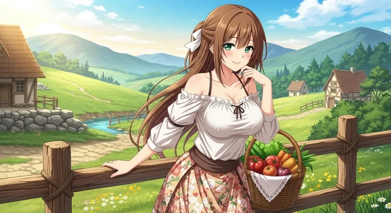 Anime girl in 4K resolution wallpaper, optimized for desktop PC and notebook