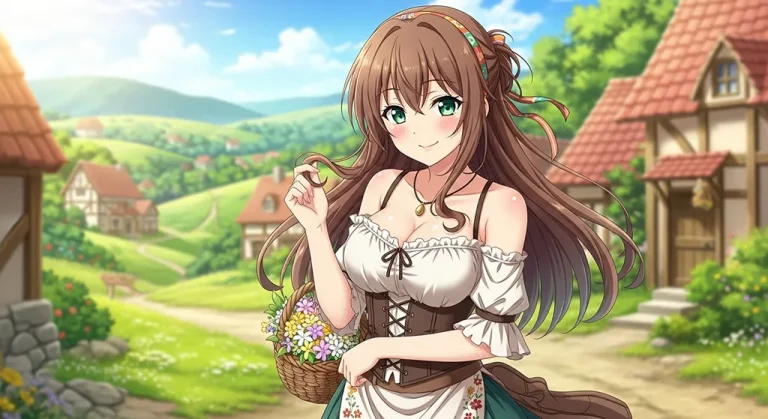 Japanese anime girl ultra HD wallpaper for desktop and notebook screens
