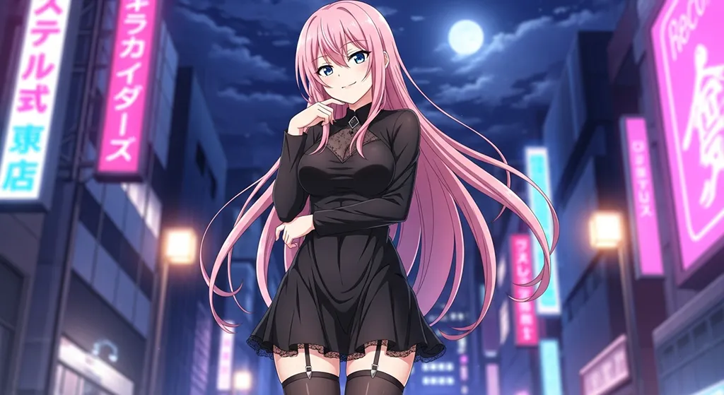 Anime girl 4K HD wallpaper image for widescreen desktop PCs and laptops