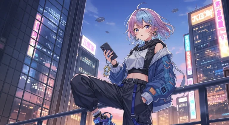 Anime girl character 4K desktop wallpaper, perfect for PC and laptop use