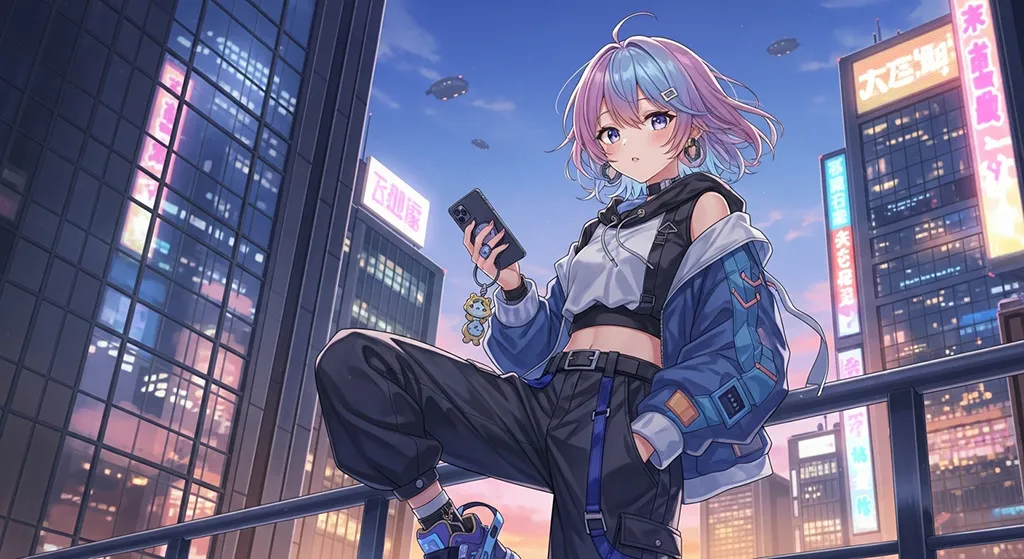 Anime girl character 4K desktop wallpaper, perfect for PC and laptop use