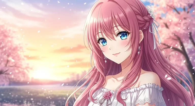 Anime girl in 4K resolution wallpaper, optimized for desktop PC and notebook