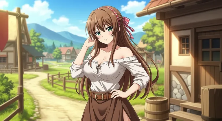 Anime girl character 4K desktop wallpaper, perfect for PC and laptop use