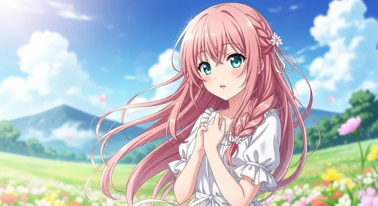 Cool Japanese anime girl HD wallpaper in 4K for laptop and desktop screens