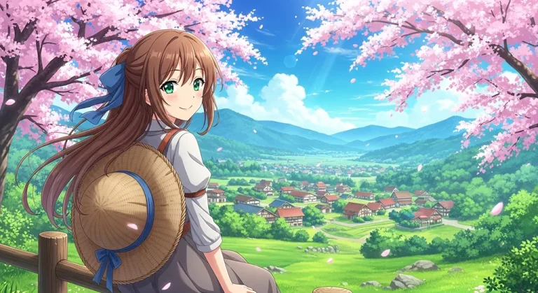 Anime girl 4K HD wallpaper image for widescreen desktop PCs and laptops