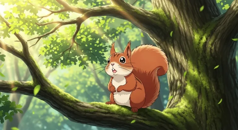 Bright anime animal backgrounds featuring adorable animals.