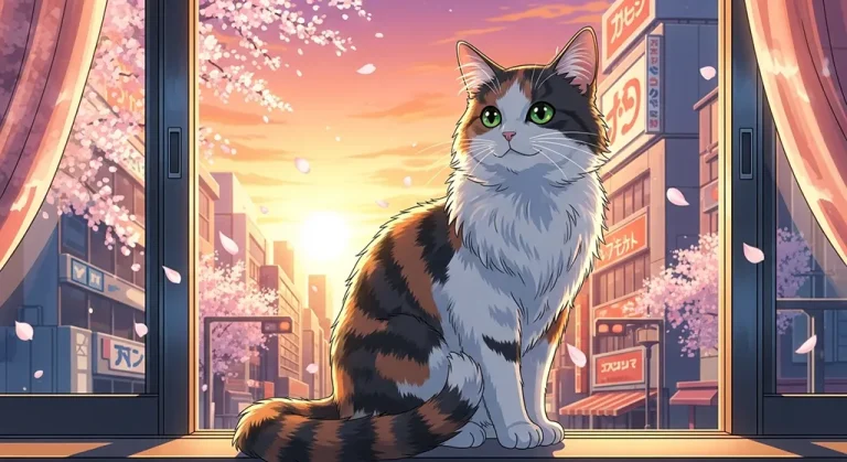 Download high-resolution anime animal wallpapers for mobile devices.