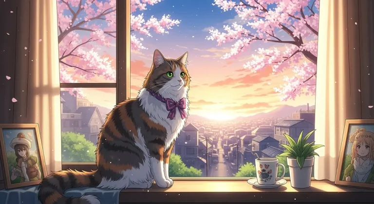 Anime animal backgrounds perfect for fans of cute and colorful designs.