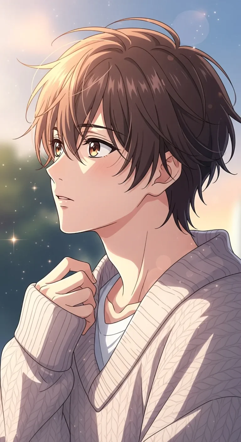 anime boy close up phone wallpaper 4k