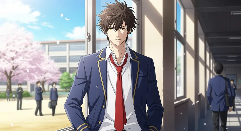 anime boy hd background for desktop