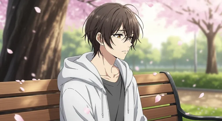 anime boy clean artwork wallpaper