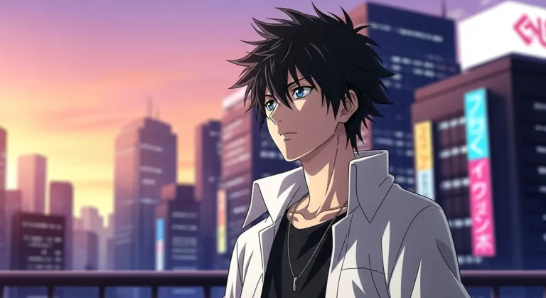 anime boy digital painting wallpaper 4k