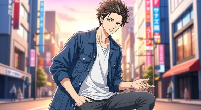 anime boy stylized art wallpaper