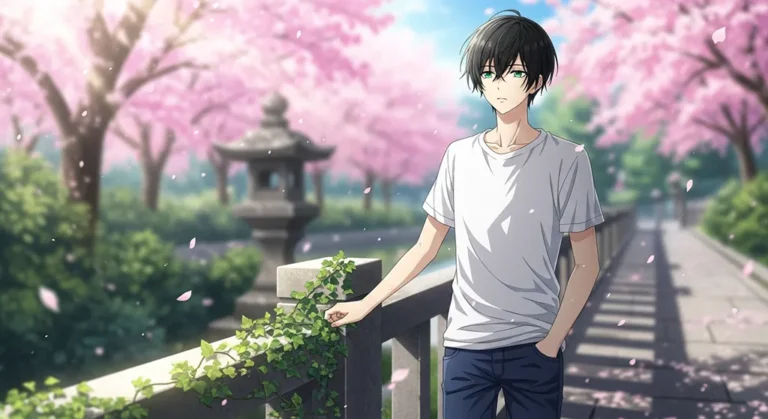 anime boy hd scenic wallpaper for desktop
