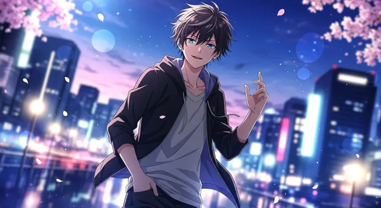 Anime boy background for desktop