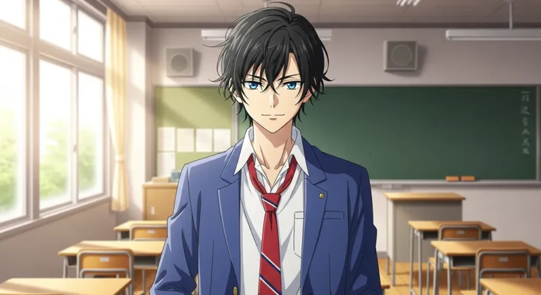 anime boy dynamic art 4k wallpaper