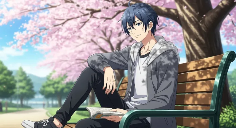 anime boy vibrant hd art wallpaper