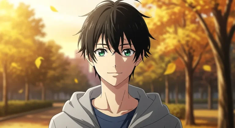 anime boy hd rendering wallpaper