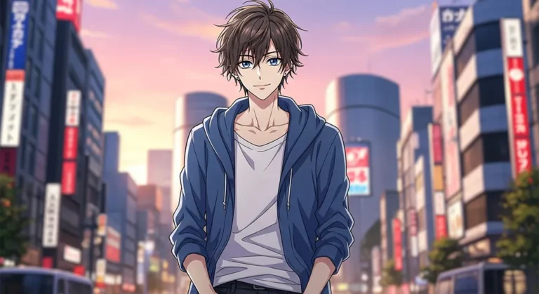 anime boy colorful wallpaper for computer