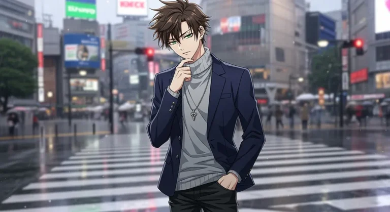 anime boy pc display image in 4k