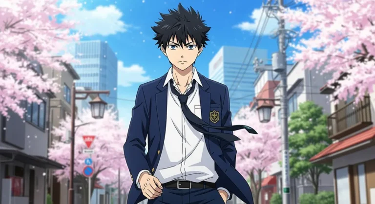 anime boy high resolution desktop design