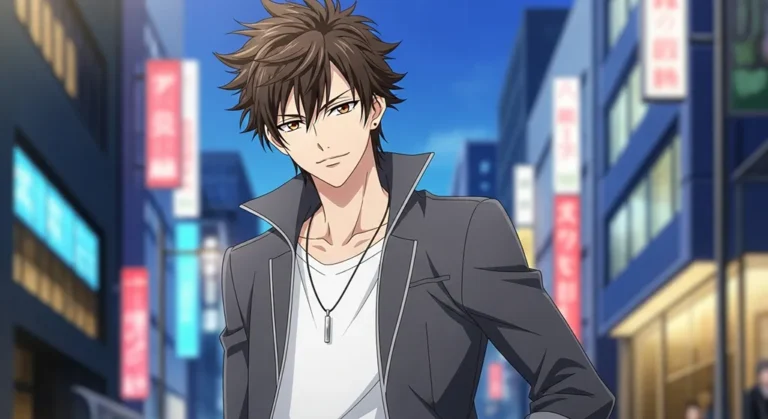 anime boy detailed picture background for pc